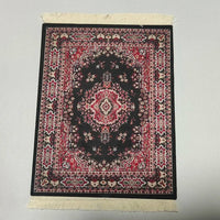 Woven flower Persian carpet small coaster wholesale merchants cheap mouse pad desk mat retro style rubber non-slip computer mats Quick Pick Grocers