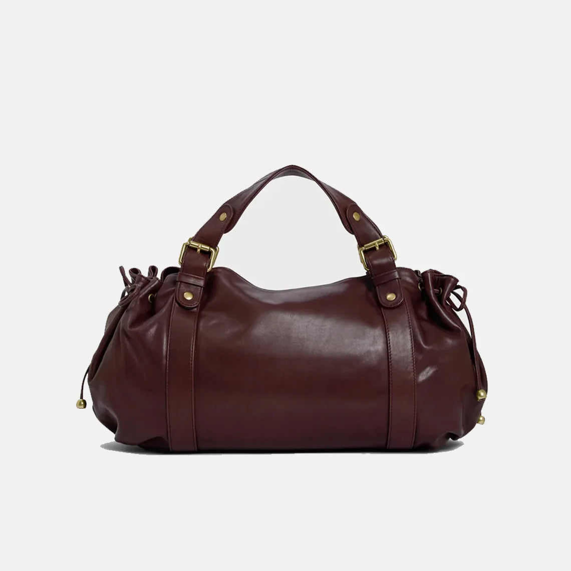 Women's Crossbody Simple Handbag Commuter Shoulder Boston Bag Stylish Versatile Work Bag Soft Polyester Interior Quick Pick Grocers