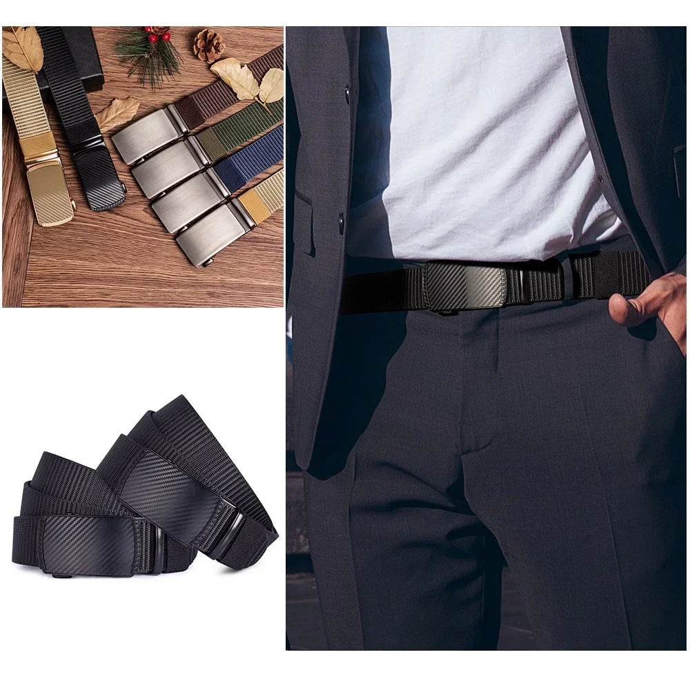 Automatic Buckle Light Comfortable Nylon Military Belt Outdoor Hunting Multifunctional Tactical Canvas Belt High Quality Men Bel Quick Pick Grocers