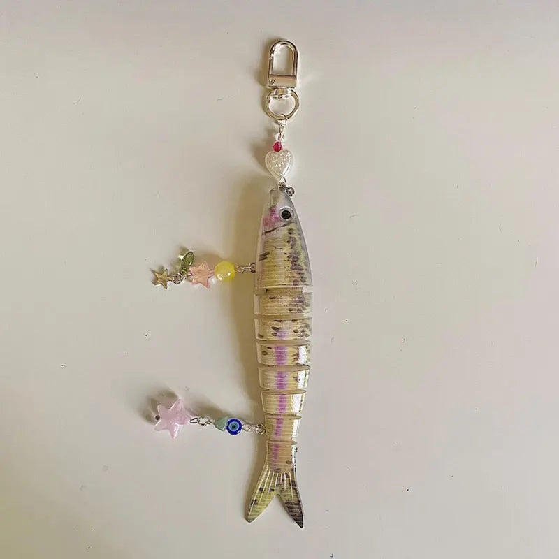 Handmade Fish Keychain,  Gift For Fishing Enthusiasts Econic Blanks