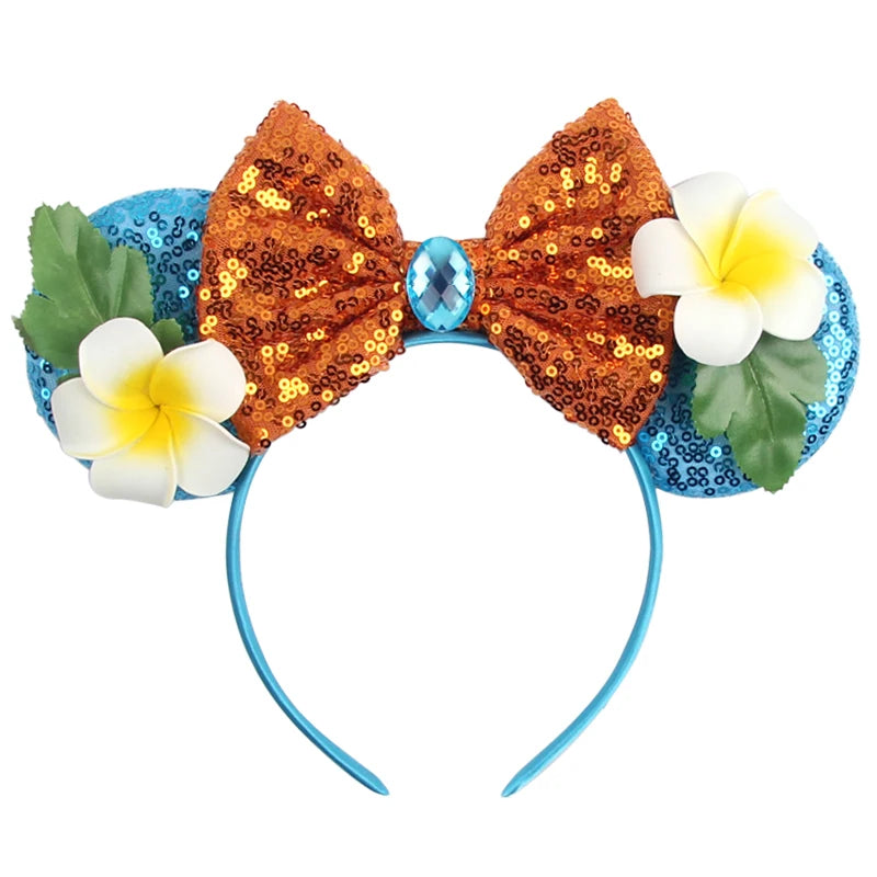 New Christmas Halloween Mouse Ears Headband Cartoon Sequin Bows Headband Birthday Party Princess Cosplay Costume For Women Adult Quick Pick Grocers