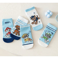 5 Pairs Paw Patrol Kids Socks Cotton Boys Cute Cartoon Socks for Children Baby Casual Socks Spring and Summer Boys Socks Quick Pick Grocers