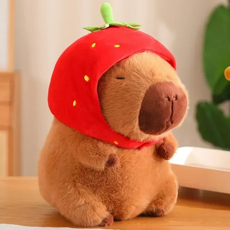 12-32cm Capybara Plush Simulation Capibara Anime Fluffty Toy Cute Doll Stuffed Animals Soft Doll Plush Children Christmas Gift Econic Blanks