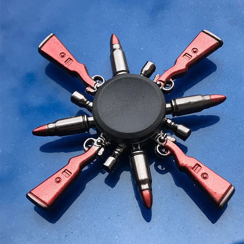 Creativity Hand Spinner Gun Zinc Alloy Metal Fidget King of Glory Weapon Series Kids Stress Relief Funny Toys Econic Blanks