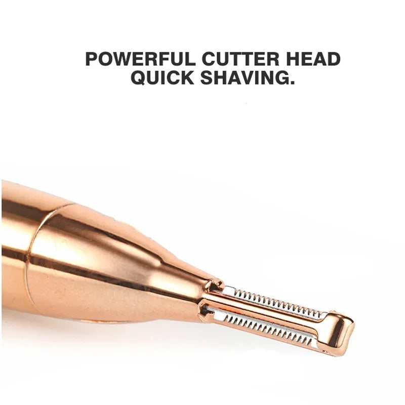Portable 4 IN 1 Women's Electric Epilator Hair Remover Painless Shaver For Women Bikini Body Facial Eyebrow Trimmer USB Charging Quick Pick Grocers