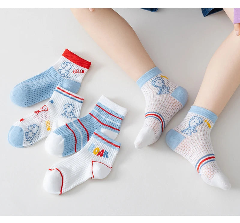 5 Pairs Paw Patrol Kids Socks Cotton Boys Cute Cartoon Socks for Children Baby Casual Socks Spring and Summer Boys Socks Quick Pick Grocers