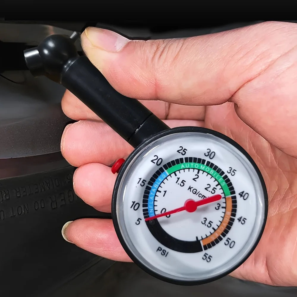 1pc Tire Pressure Gauge Car Tire Pressure Meter Car Tire Pressure Watch High Precision Tire Pressure Monitor Quick Pick Grocers