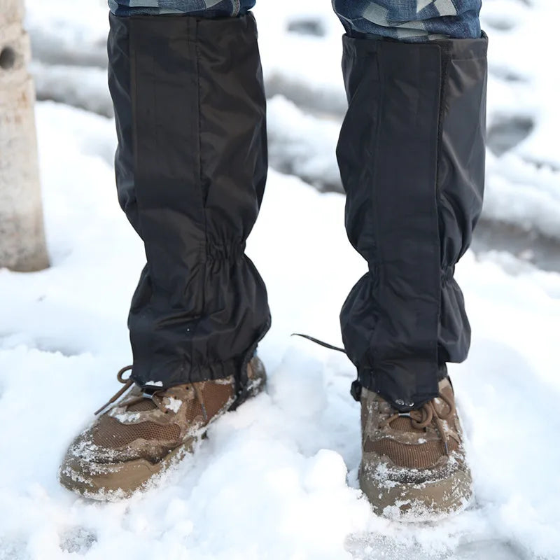Outdoor Travel Leg Warmers Hiking Leg Gaiter Waterproof Legging Shoes Hunt Climbing Camping Winter Tourist Snow Foot Cover Quick Pick Grocers