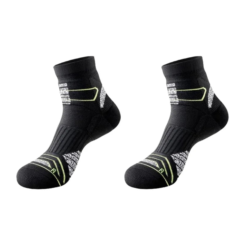 Professional Marathon Running Socks Men Thick Towel Bottom Sports Cycling Basketball Socks Odor Prevention Sweat Absorption Quick Pick Grocers