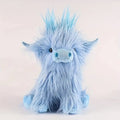 30cm Simulation Kyloe Cream Highland Cow Animal Plush Doll Soft Stuffed Highland Cow Cattlle Plushie Gift for Kids Boys Girls Econic Blanks