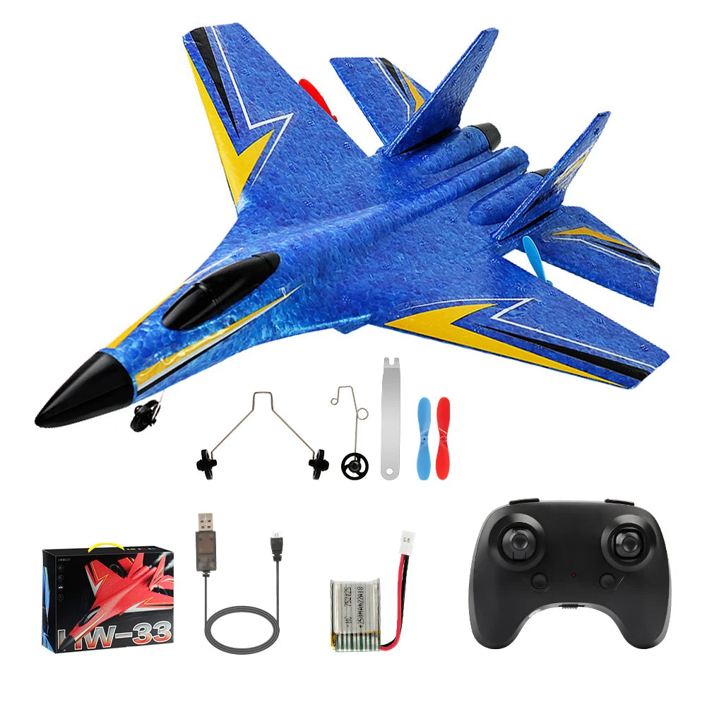RC Plane SU-27 Aircraft Remote Control Helicopter 2.4G Airplane EPP Foam RC Vertical Plane Children Toys Gifts Econic Blanks