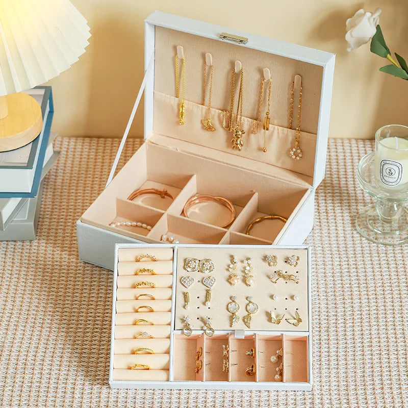 1PC Jewelry Storage Box, Necklace Earrings Jewelry Storage Box, Ideal choice for Gifts Purest Peak