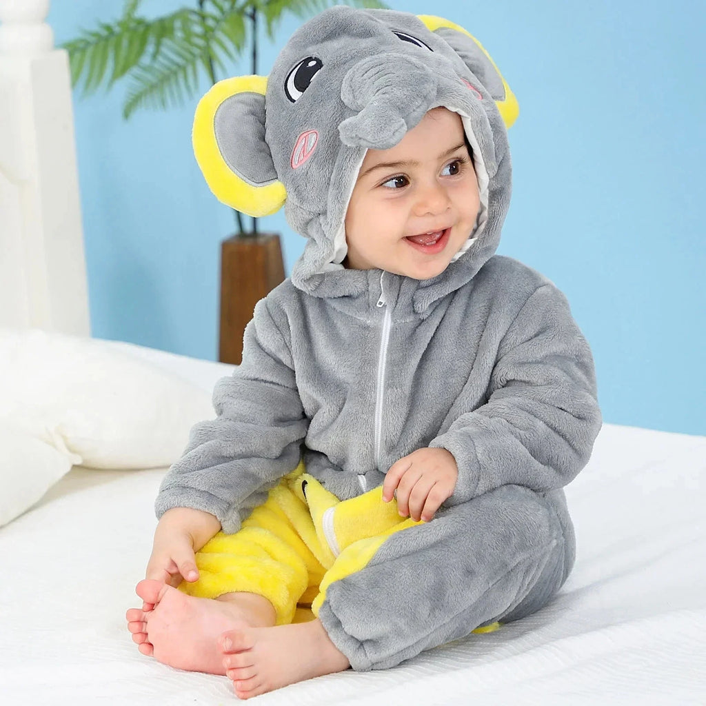 0 1 2 3 4 Years Kigurumi Pajamas for Toddler Baby Clothes Children Outfits Infant Dinosaur Unicorn Cat Robbit Cosplay Costumes Econic Blanks