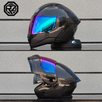 ORZ Personalised Motorcycle Full Face Helmet Men Women Fashion Dual Lens Helmets Motocross Racing Modular Flip Up Casco Moto Quick Pick Grocers