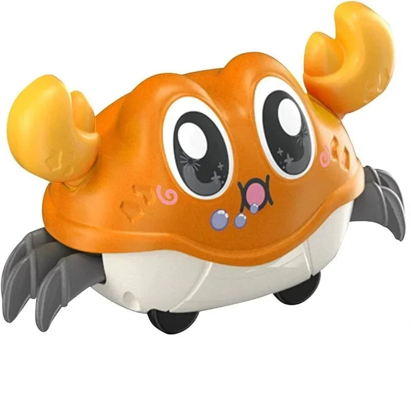 Children's Fun Double Return Force Left and Right Shake Simulation Crab Toy Baby Running Bubble Simulation Crab Crab Crawling Econic Blanks
