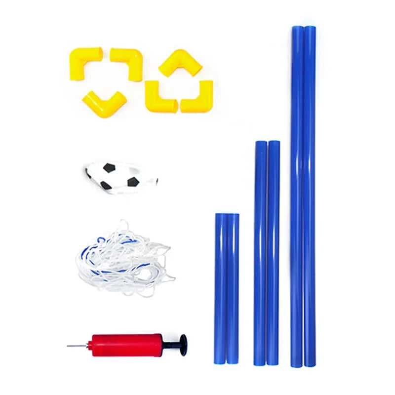 Lightweight Portable Micro Soccer Goal Set with Net Pump And Ball for Indoor/Outdoor Park And Beach Training Quick Pick Grocers