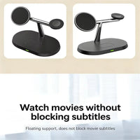 3 in 1 Magnetic Wireless Charger Stand for Magsafe iPhone 16/15/14/13/12 Apple Watch 8/7 & Airpods Pro Fast Charging Station Quick Pick Grocers