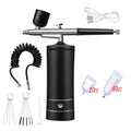 Airbrush Nail with Compressor Portable Air Brush with Compressor For Nails Art Cake Painting Craft Airbrush Nail Art Compressor Econic Blanks