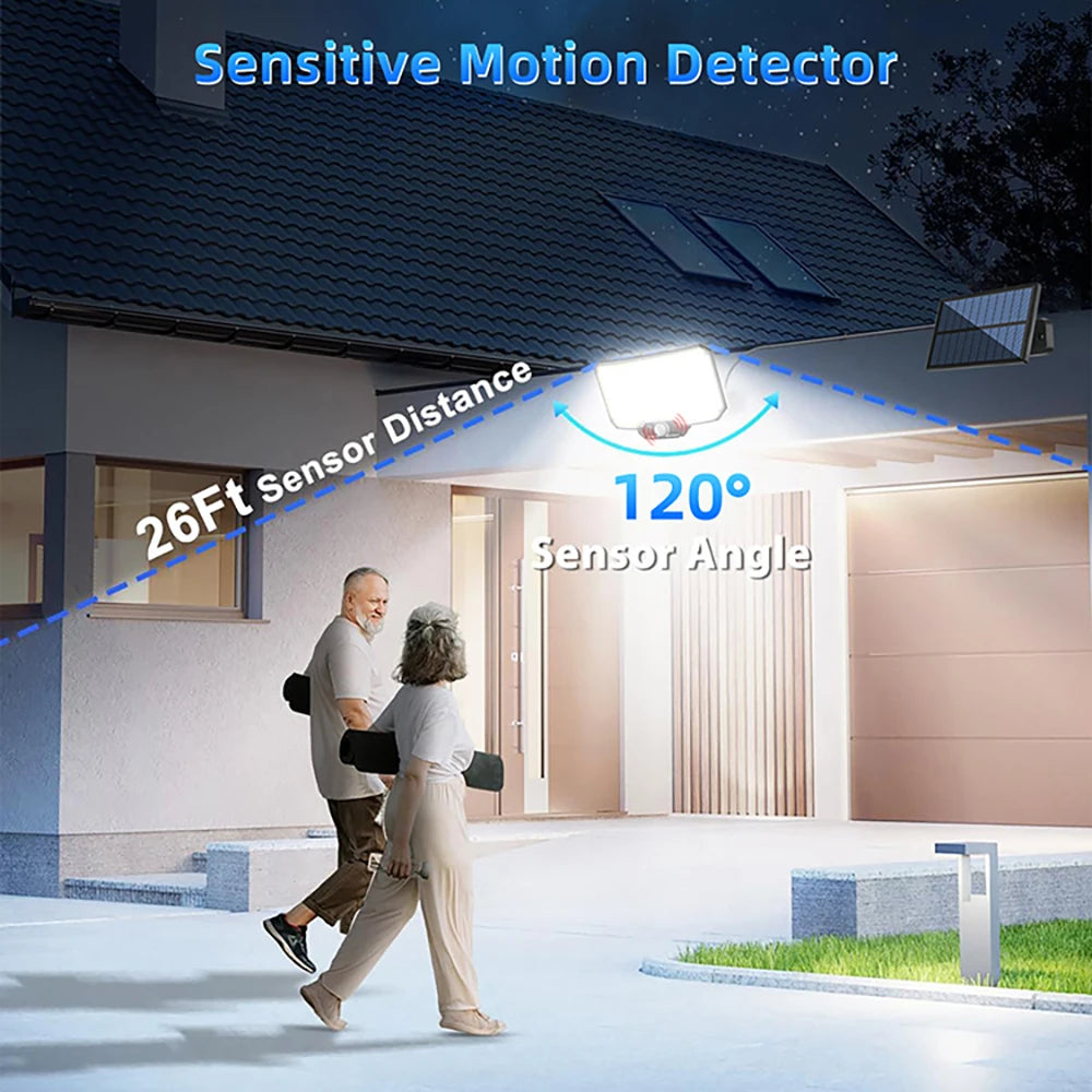 234/318/348 LED Solar Lights 3 Working Modes Super Bright Motion Sensor Outdoor IP65 Waterproof Flood Wall Security Lights Yard Econic Blanks