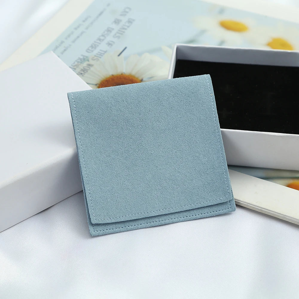 5pcs Velvet Jewelry Gift Bags Microfiber Jewellry Rings Earrings Necklace Organizer Packaging Pouch Wedding Favors Candy Bag Purest Peak