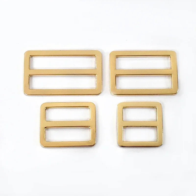 5/10Pcs 20-50mm Metal Ring Buckles for Bag Strap Tri Glide Slider Clasp Webbing Dog Belt Adjuster Hooks DIY Hardware Accessories Quick Pick Grocers
