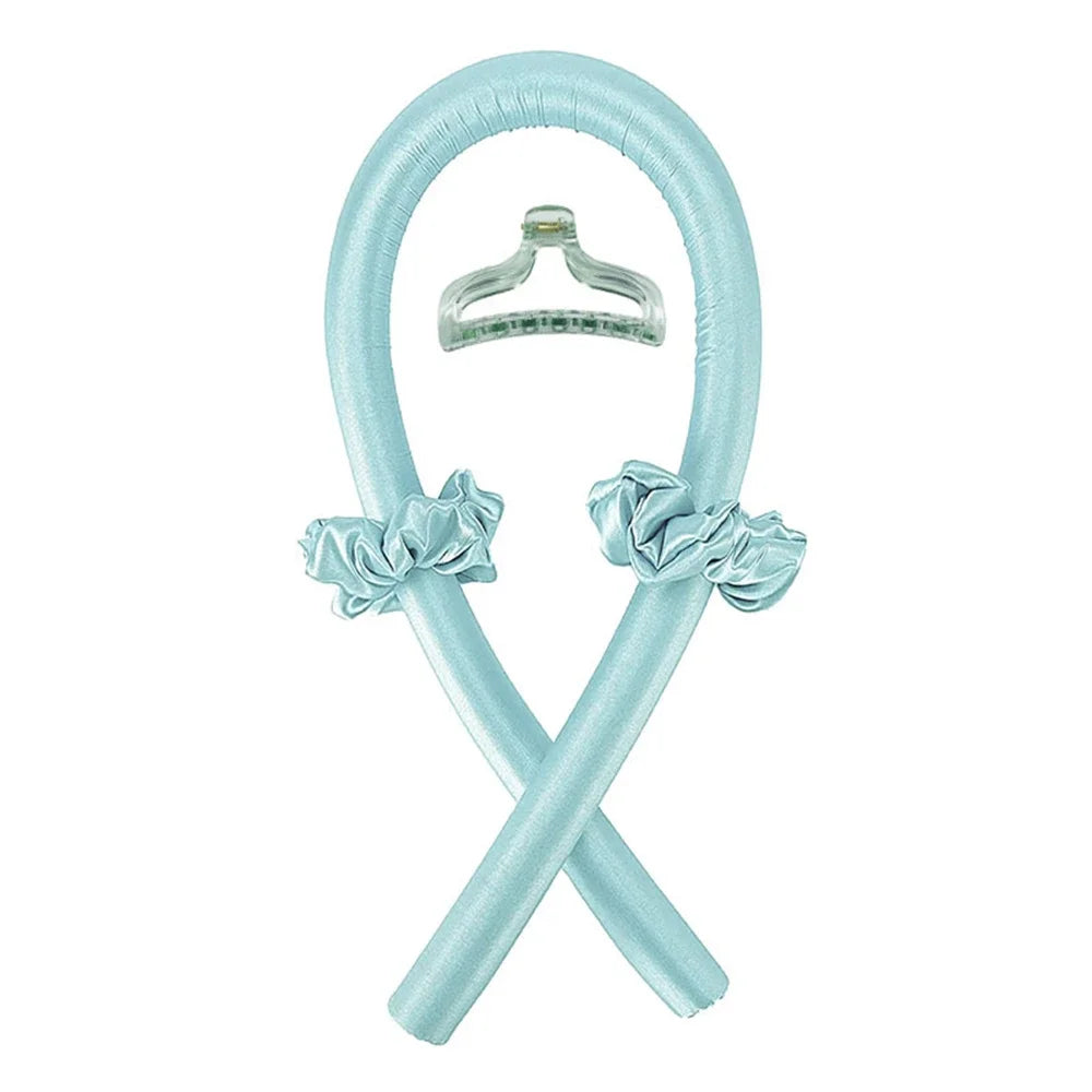 Heatless Curling Rod Headband No Heat Silk Curls Ribbon Hair Rollers Sleeping Soft Headband Lazy Hair Curlers Hair Styling Tools Quick Pick Grocers