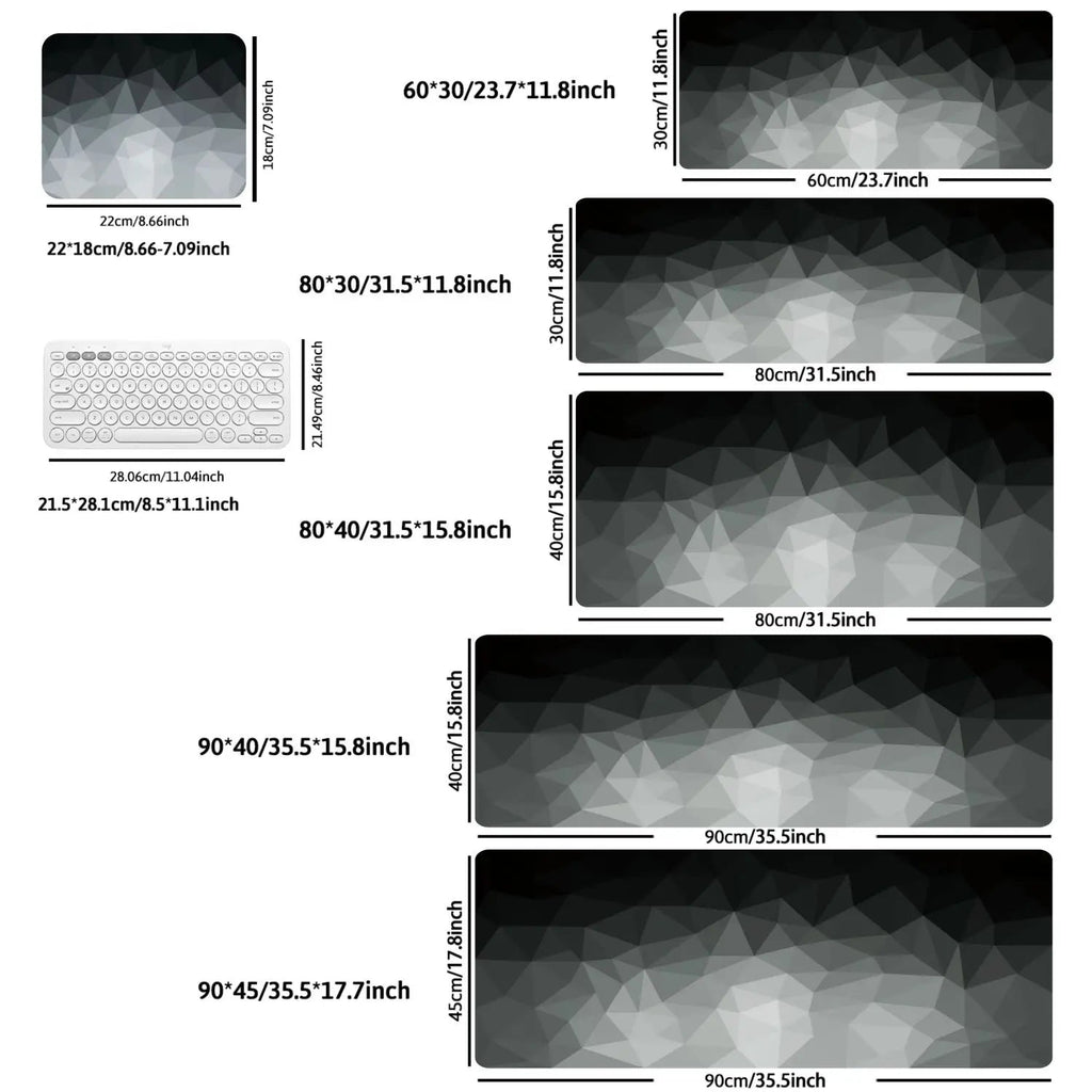 1PC Large Mouse Pads For Desk, Gaming Mouse Pad, Mouse Pad with Stitched Edges and Non-Slip Rubber Base, Extended And Thickened Quick Pick Grocers