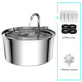 Stainless Steel Pet Water Feeder Cat Automatic Water Fountain USB Electric Mute for Cat Dog Filter Fountain Smart Drinking Bowl Econic Blanks