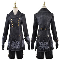 Anime Nier Automata Cosplay 9S Yorha 2B Cosplay Suit Male Women Outfit Wig Disguise Costume Plus Size Fancy Party Black Dress Quick Pick Grocers