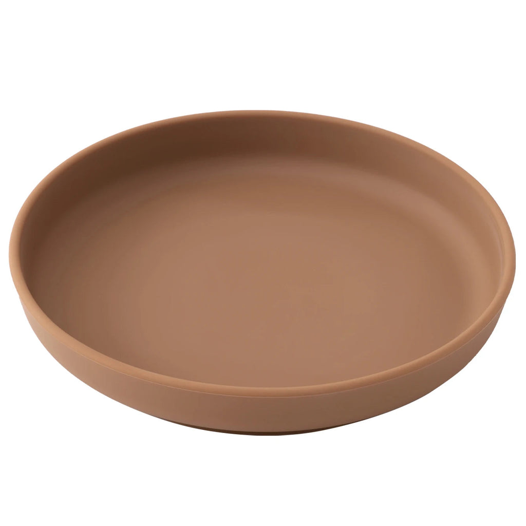 Color Kids 1PCS Food Grade Silicone Baby Plate Anti-Slip Sucker Dishes Toddler Feeding Bowl BPA Free Newborn Accessories Purest Peak