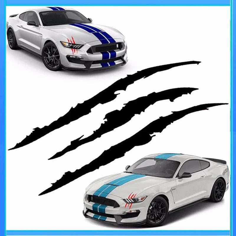 Car Stickers Ghost Claw Car Hood Vinyl Sticker Creative Modification Reflective Stickers Devil Paw Scratches Car Decoration Econic Blanks