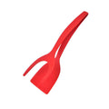 New 2 in 1 Grip Flip Spatula Tongs Egg Flipper Spatula Nylon Non Stick Coating Pancake Fish French Toast Omelet Making Tool Econic Blanks