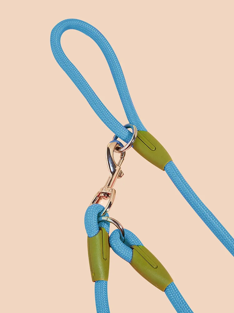 Reflective Nylon Leashes Pet Dogs Chain Traction Rope Leads for Running Dog Walking Free Hands Rope Chain for Small Large Dogs Quick Pick Grocers