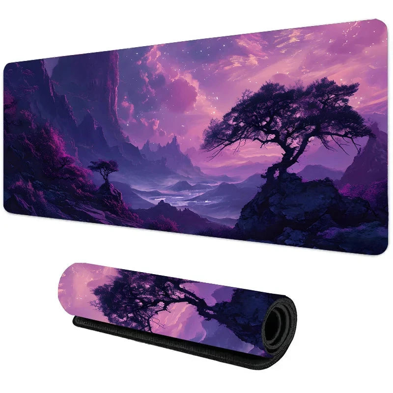 Night Moonlight large cool mouse pad laptop non-slip esports office desk mat game player mousepad mini PC desktop accessories Econic Blanks