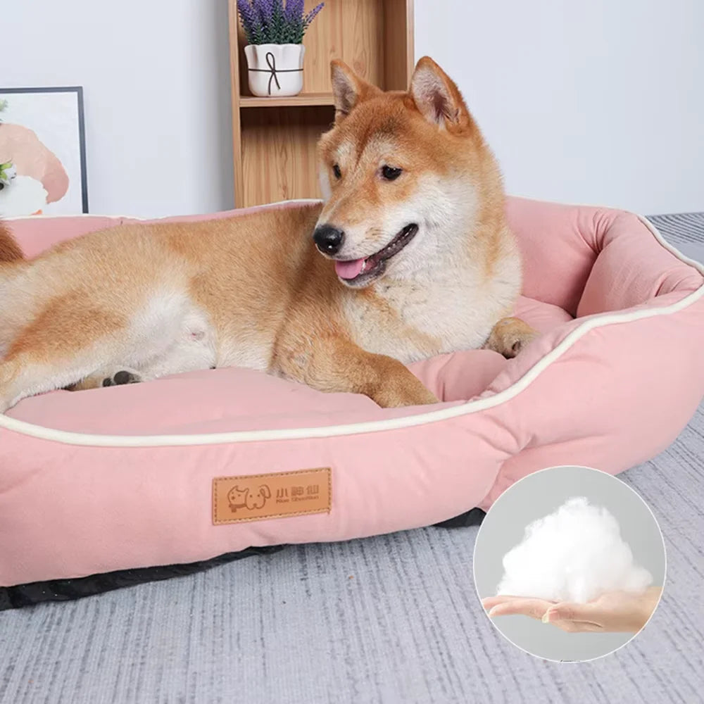 Pet Sofa Sleeping Bed Large Dog Bed House for Cats Big Space Dog Sofa Sleeping Mat Winter Warm Dog Cushion Quick Pick Grocers