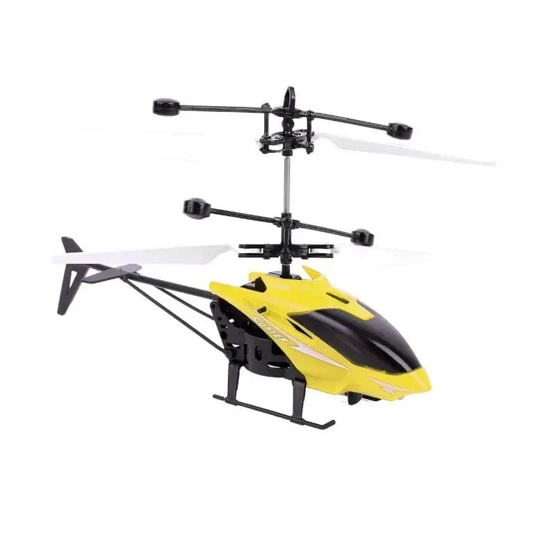 Rechargeable Mini RC Drone Remote Safe Fall-resistant RC Helicopters Drone Children Toys（No remote control battery） Econic Blanks