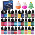 Candle Dyes Kit Liquid Colorant Pigment Set DIY Candle Making Supplies Aromatherapy Soap Soy Wax Dye Candle Mold Coloring Econic Blanks