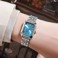 Women's Fashion Square Watches Gold Alloy Strap 2025 Luxury Ladies Quartz Wristwatches Qualities Female Roman Scale Clock Quick Pick Grocers