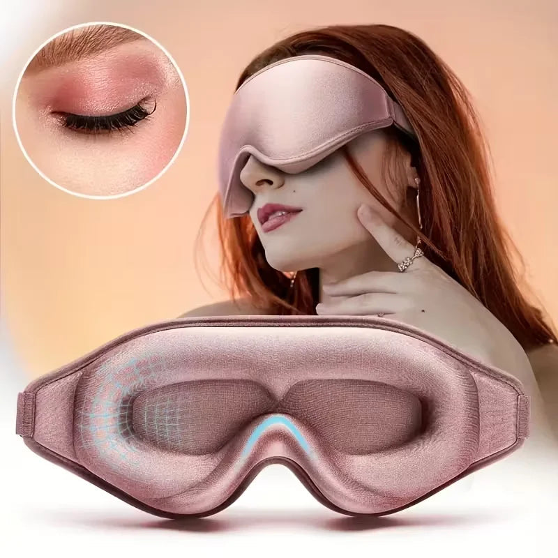 Super Soft 3D Sleeping Mask - Soft and comfortable eye mask, suitable for both men and women for travel and home use Quick Pick Grocers