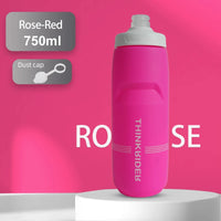 ThinkRider 620ml/750ml Bicycle Bottle MTB Road Bike Water Bottle Outdoor Sports Plastic Portable Large Capacity Drink Cycling Quick Pick Grocers