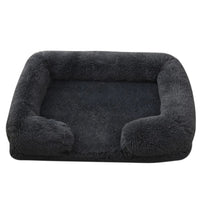 Square Dog Bed Plush Pet Bed Winter Thickened Pad House for Dogs Bed Cat Sofa for Flyffy Dogs Sleeping Bed Sofa Removable Mat Quick Pick Grocers