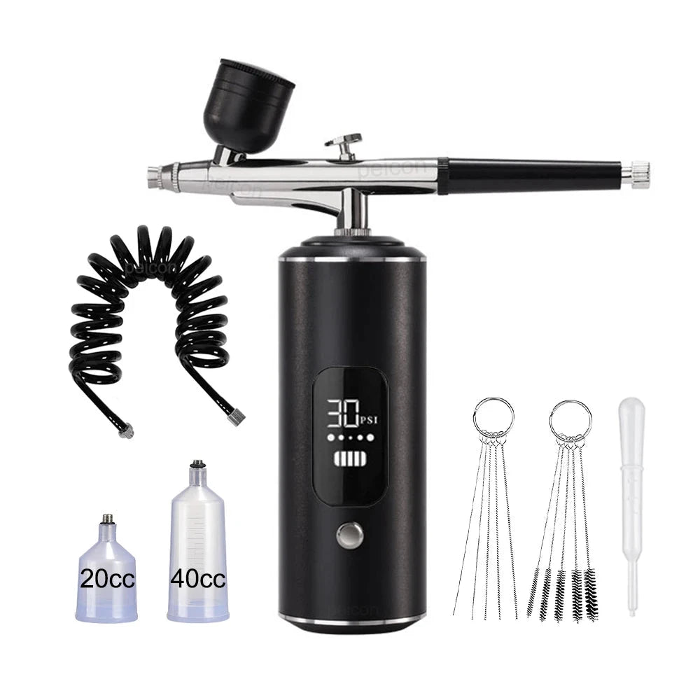 Airbrush with Compressor Portable Airbrush Painting Mini Spray Gun for Painting Paint Crafts Airbrush Compressor Paint Spray Gun Econic Blanks