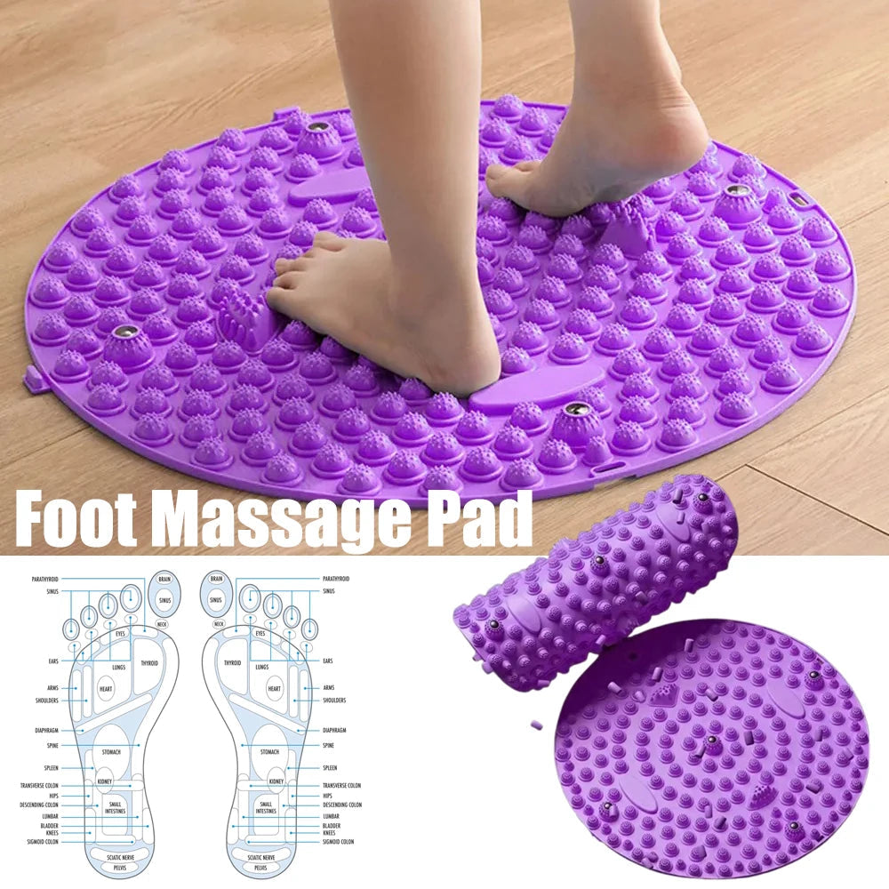 Fingerpressure Board Foot Massage Pad Health Walk Pressure Board Foot Massage Pad Foot Yoga Acupressure Mat Training Accessories Quick Pick Grocers