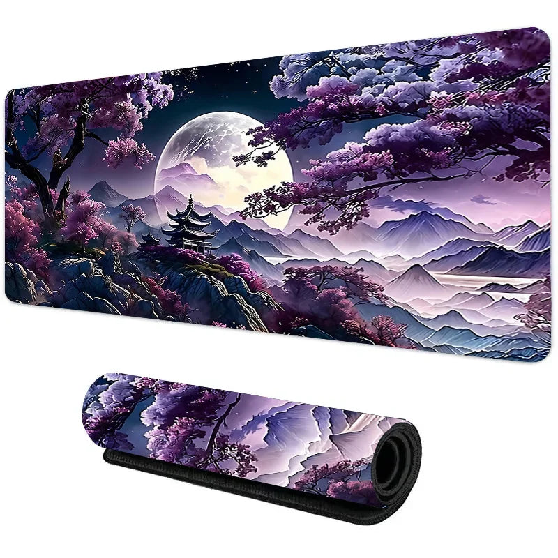 Night Moonlight large cool mouse pad laptop non-slip esports office desk mat game player mousepad mini PC desktop accessories Quick Pick Grocers