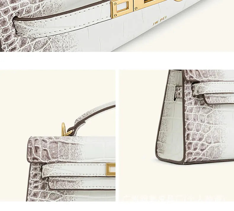JW PEI Handbag, Crocodile Pattern, New Style, High-end, Handbag/crossbody Bag for Women Quick Pick Grocers