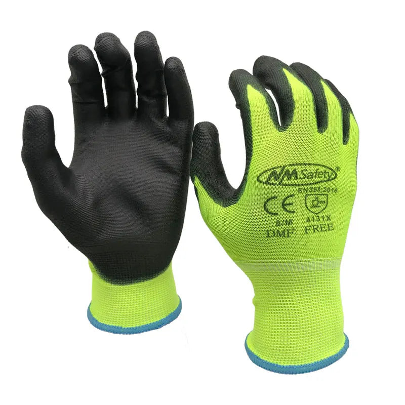 24Pieces/12Pairs Professional Working Protective Gloves For Men Construction Women Garden Nylon Running Glove Obtained CE EN388. Econic Blanks