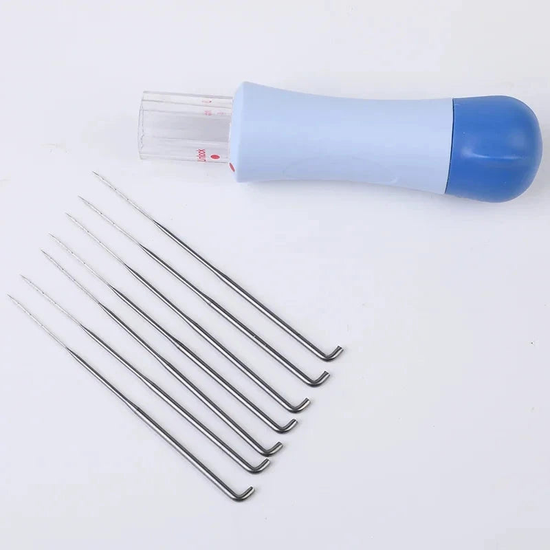 Hot Sale Felting Needle with 7Needles Plastic Household Handmade DIY Starter Tool Materials Blanket Crafts Security Storage Econic Blanks