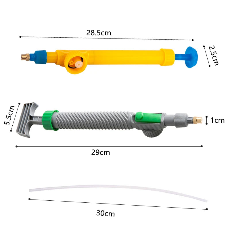 High Pressure Air Pump Manual Sprayer Adjustable Drink Bottle Spray Head Nozzle Garden Watering Tool Sprayer Agriculture Tools Quick Pick Grocers