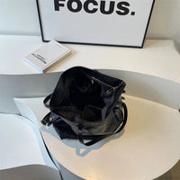 MOODS Large Sized Tote Bags For Women Soft PU Leather Pure Color Large Capacity Shopper Shoulder Crossbody Bag Quality Handbags Quick Pick Grocers