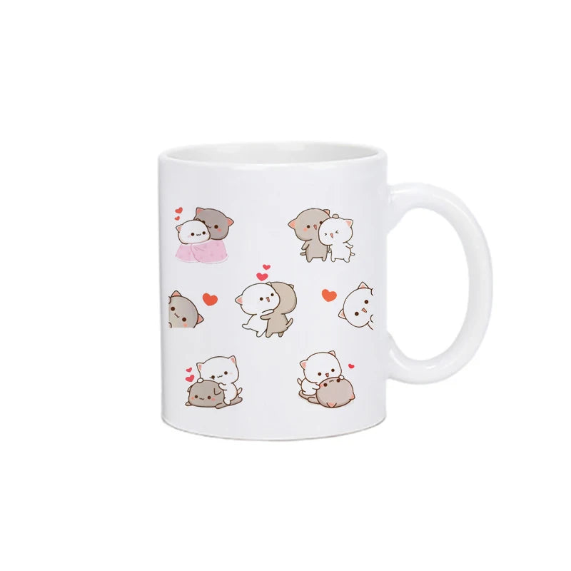 Panda Bear Bubu Dudu Coffee Milk Cup Mocha Cat Panda Bear Couple Christmas Mug Kawaii Cups Original Mugs Free Shipping Drinkware Quick Pick Grocers